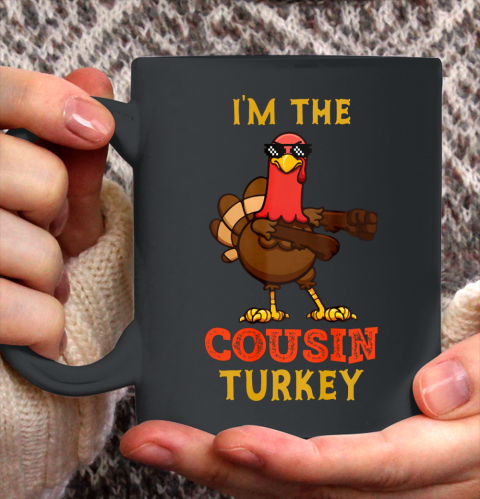 Cousin Turkey Matching Family Group Thanksgiving Gifts Ceramic Mug 11oz