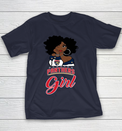 Florida Panthers Girl NHL Youth T-Shirt 4
