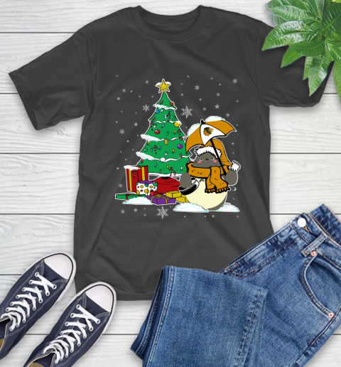 Chicago Blackhawks NHL Hockey Cute Tonari No Totoro Christmas Sports T-Shirt