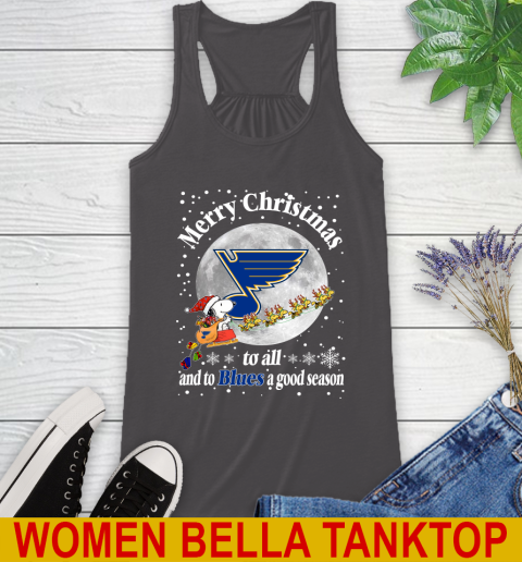 St.Louis Blues Merry Christmas To All And To Blues A Good Season NHL Hockey Sports Racerback Tank 10