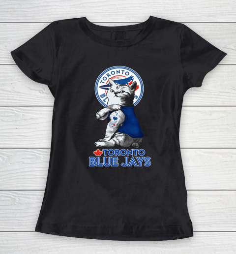 MLB Baseball My Cat Loves Toronto Blue Jays Women's T-Shirt