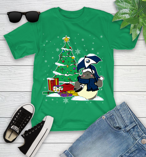Buffalo Sabres NHL Hockey Cute Tonari No Totoro Christmas Sports Youth T-Shirt 8