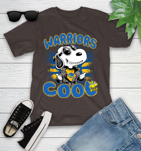 NBA Basketball Golden State Warriors Cool Snoopy Shirt Youth T-Shirt - Image 7