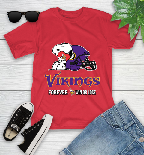 NFL The Peanuts Movie Snoopy Forever Win Or Lose Football Minnesota Vikings 112