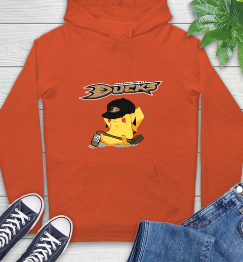 NHL Pikachu Hockey Sports Anaheim Ducks Hoodie 5