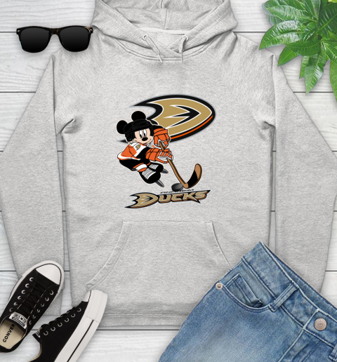 NHL Anaheim Ducks Mickey Mouse Disney Hockey T Shirt Youth Hoodie