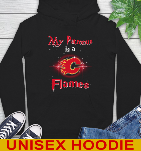 NHL Hockey Harry Potter My Patronus Is A Calgary Flames Hoodie
