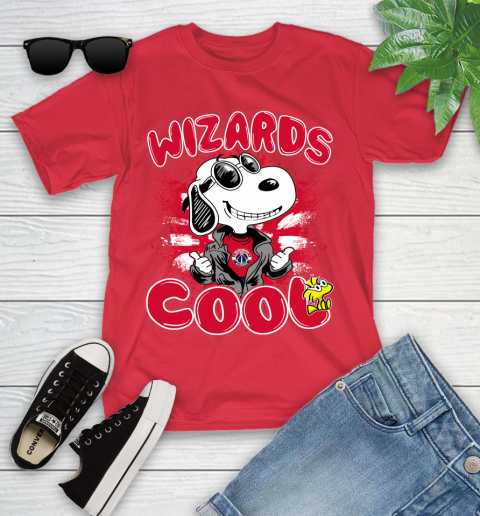 NBA Basketball Washington Wizards Cool Snoopy Shirt Youth T-Shirt 11