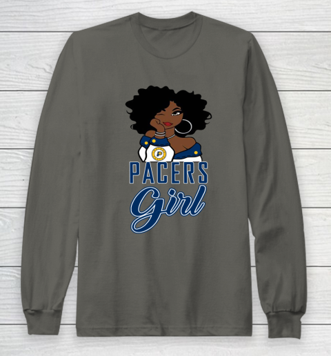 Indiana Pacers Girl NBA Long Sleeve T-Shirt 8