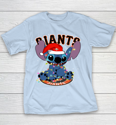 San Francisco Giants MLB noel stitch Baseball Christmas Youth T-Shirt 4