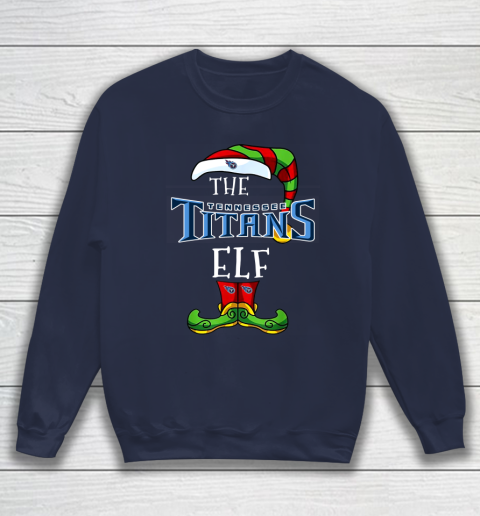 Tennessee Titans Christmas ELF Funny NFL Sweatshirt 2