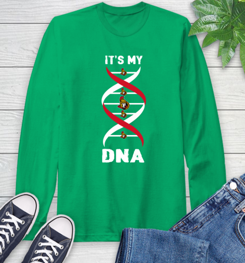 Ottawa Senators NHL Hockey It's My DNA Sports Long Sleeve T-Shirt 8