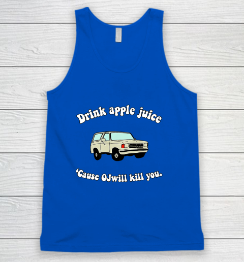 Drink Apple Juice Funny Tank Top 4