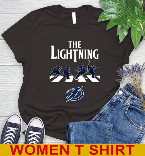 NHL Hockey Tampa Bay Lightning The Beatles Rock Band Shirt Women's T-Shirt 9