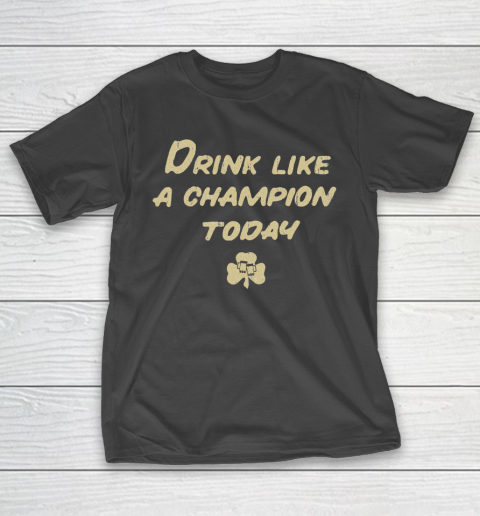 Beer Lover Funny Shirt Drink Like a Champion  South Bend Style Dark Blue T-Shirt