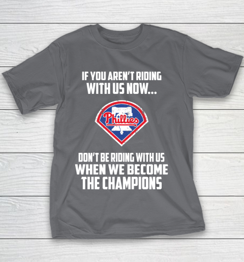 MLB Philadelphia Phillies Baseball We Become The Champions Youth T-Shirt 5