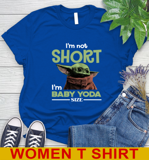 I'm Not Short I'm Baby Yoda Size Funny Star Wars Shirts 94