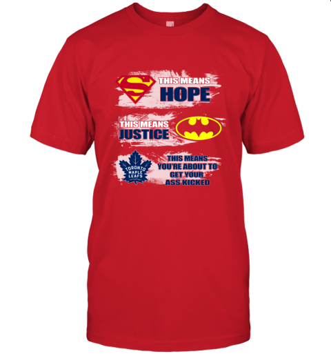 Toronto Mapple Leafs Kick Your Ass Unisex Jersey Tee