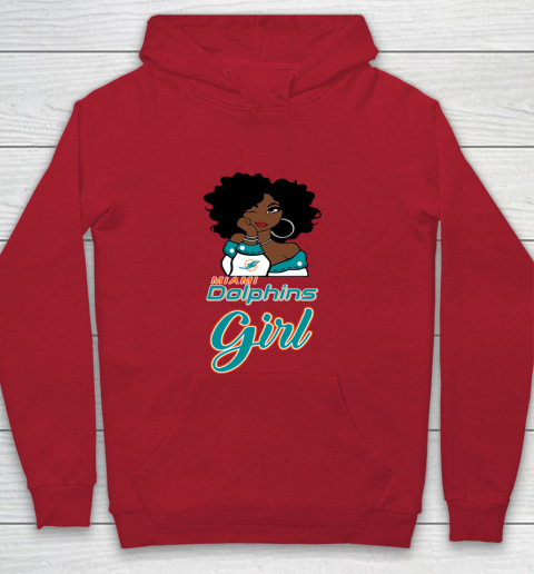Miami Dolphins Girl NFL Youth Hoodie 9
