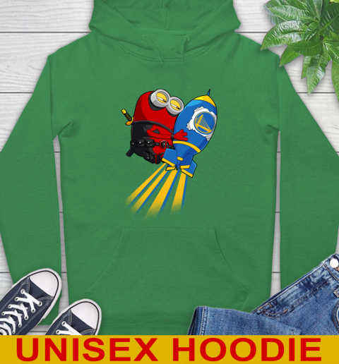 NBA Basketball Golden State Warriors Deadpool Minion Marvel Shirt Hoodie 8