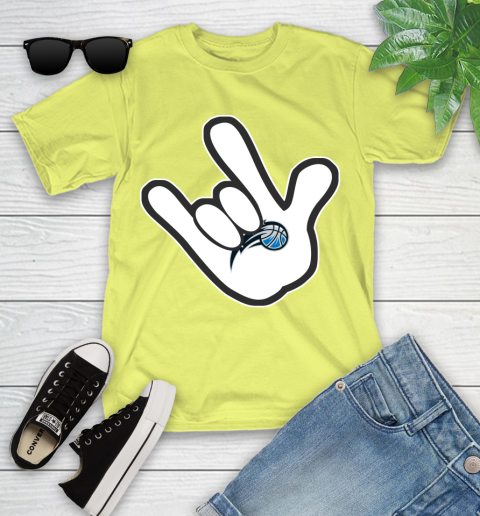 Orlando Magic NBA Basketball Mickey Rock Hand Disney Youth T-Shirt 8