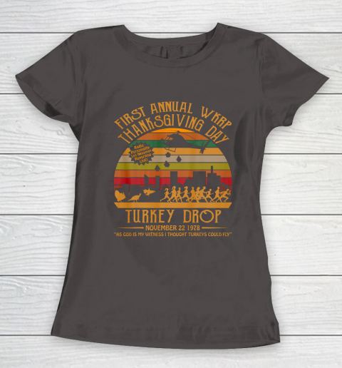 WKRP Thanksgiving Day Turkey Drop Women's T-Shirt 7