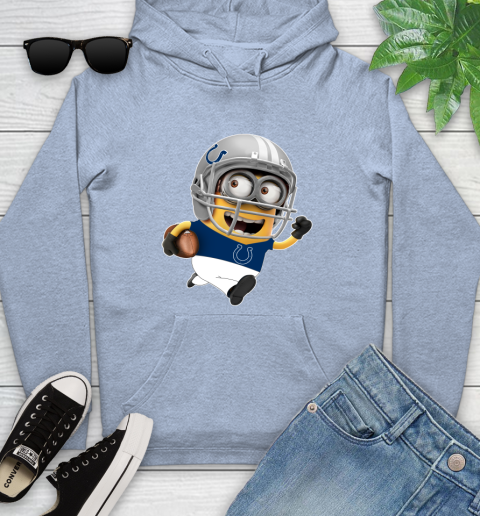 NFL Indianapolis Colts Minions Disney Football Sports Youth Hoodie 10
