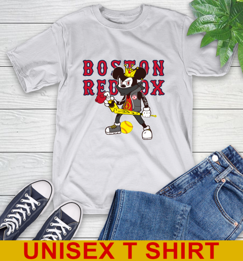 Boston Red Sox MLB Baseball Mickey Peace Sign Sports T-Shirt 12