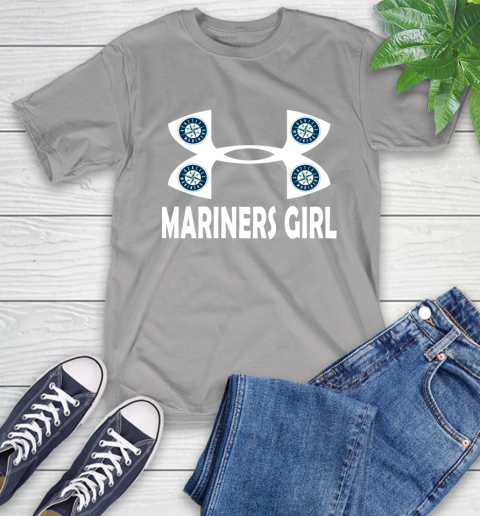 MLB Seattle Mariners Under Armour Baseball Sports T-Shirt 6