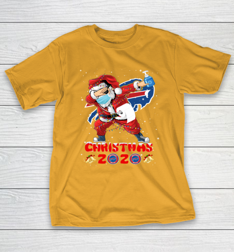 Buffalo Bills Funny Santa Claus Dabbing Christmas 2020 NFL T-Shirt 2