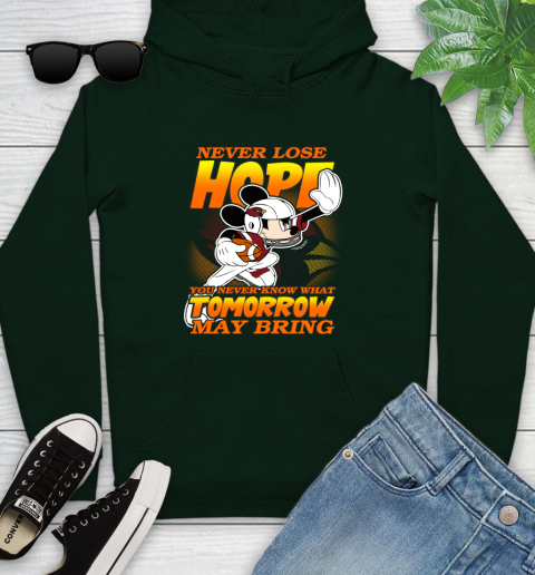 Atlanta Falcons NFL Football Mickey Disney Never Lose Hope (2) Youth Hoodie 14