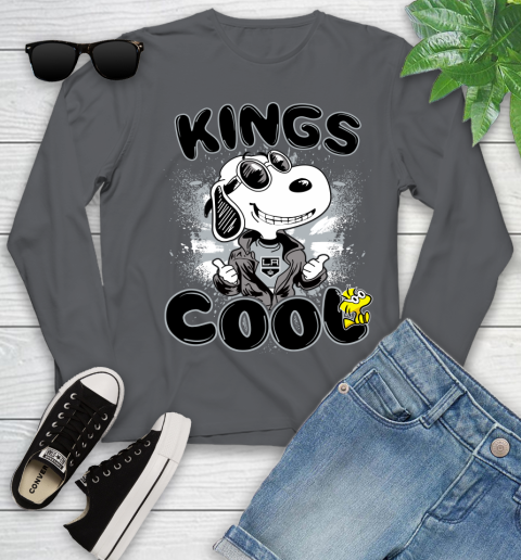 NHL Hockey Los Angeles Kings Cool Snoopy Shirt Youth Long Sleeve 8