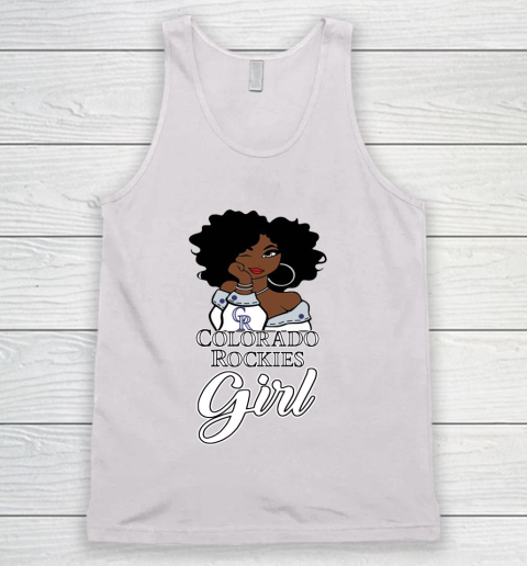 Colorado Rockiess Girl MLB Tank Top 2