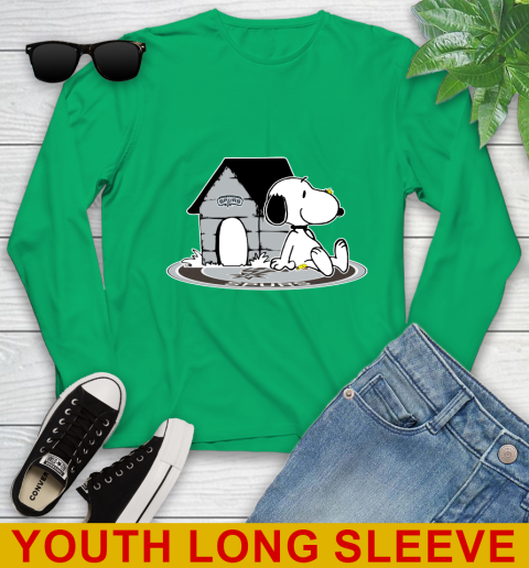 NBA Basketball San Antonio Spurs Snoopy The Peanuts Movie Shirt Youth Long Sleeve 7