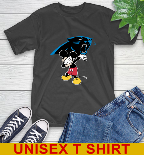 Carolina Panthers NFL Football Dabbing Mickey Disney Sports T-Shirt 2