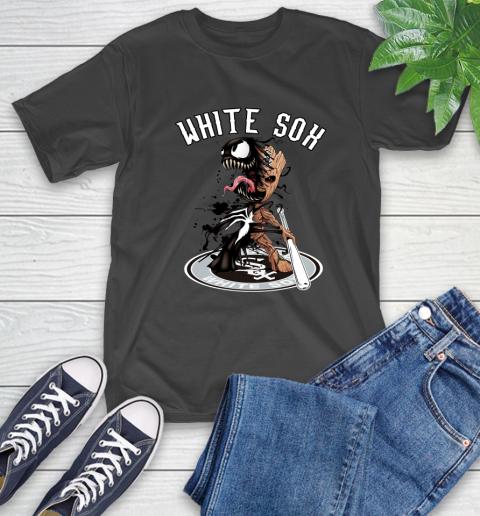 MLB Chicago White Sox Baseball Venom Groot Guardians Of The Galaxy T-Shirt 2
