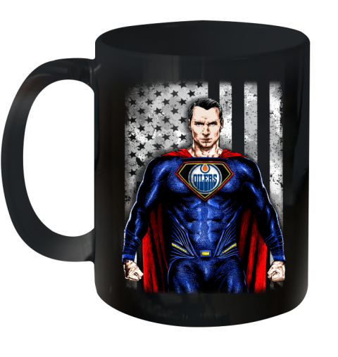 NHL Hockey Edmonton Oilers Superman DC Shirt Ceramic Mug 11oz