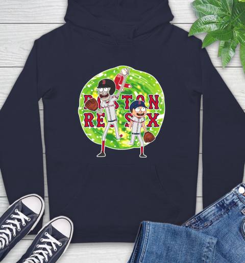 MLB Boston Red Sox Rick And Morty Baseball Sports Hoodie 4