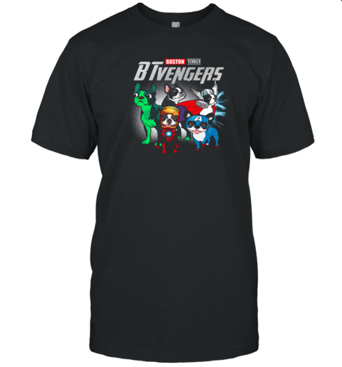 Boston Terrier BTvengers Marvel Avengers Endgame T-Shirt