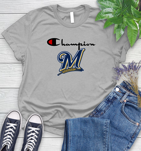 MLB Baseball Milwaukee Brewers Champion Shirt Women's T-Shirt 3