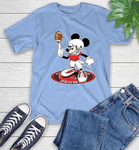 NFL Football Cleveland Browns Cheerful Mickey Disney Shirt T-Shirt 12