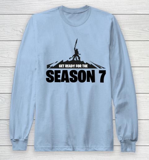 Fortnite Tshirt Get Ready For The Season 7 Long Sleeve T-Shirt 5