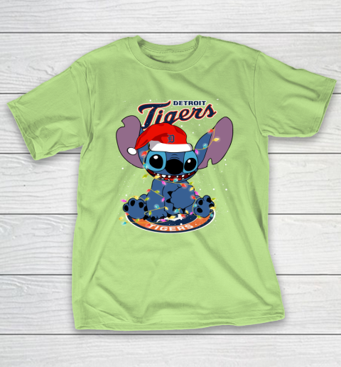 Detroit Tigers MLB noel stitch Baseball Christmas T-Shirt 6