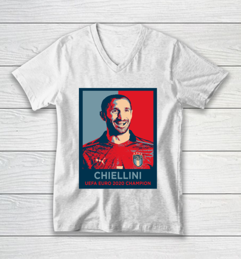 Chiellini Italia Soccer player V-Neck T-Shirt