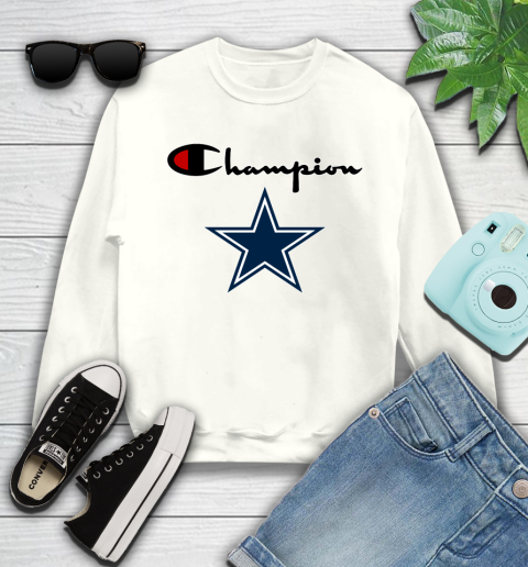 NFL Football Dallas Cowboys Champion Shirt Youth Sweatshirt
