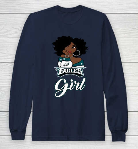 Philadelphia Eagles Girl NFL Long Sleeve T-Shirt 4
