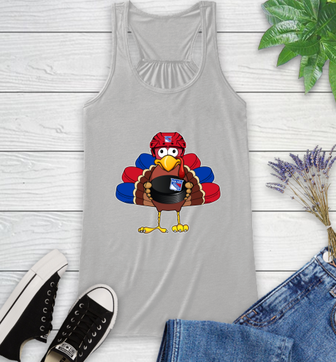 New York Rangers Turkey Thanksgiving Day Racerback Tank