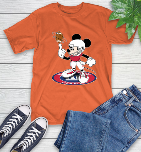 NFL Football New York Giants Cheerful Mickey Disney Shirt T-Shirt 5