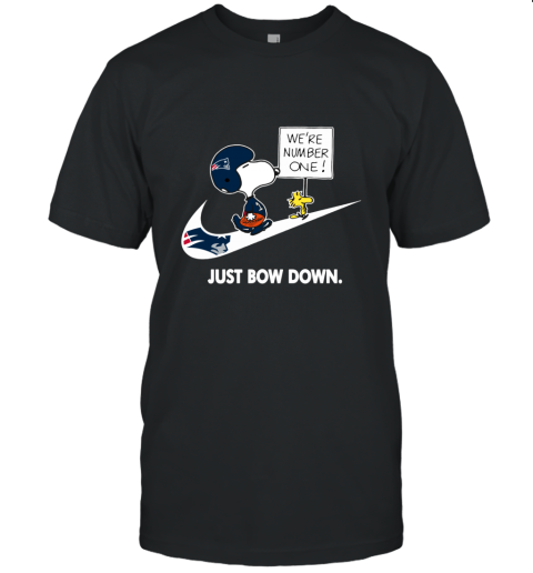 NFL New England Patriots Are Number One – NIKE Just Bow Down Snoopy