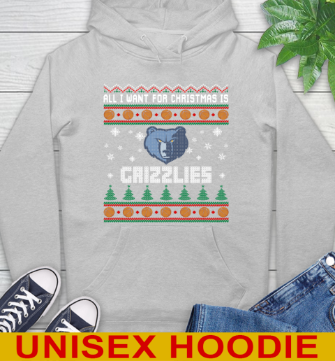 NBA All I Want For Christmas Is Memphis Grizzlies Basketball Sports 18